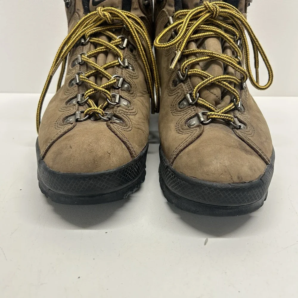 Nike‎ ACG Air Hiking Boots Brown Leather Trail Outdoor Boots Men's Size 10 Y2K